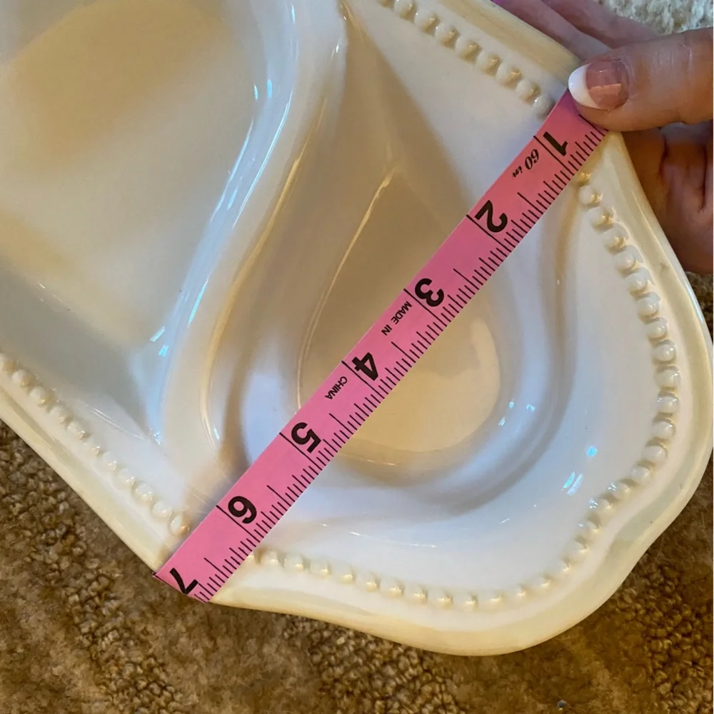 Princess House Pavillion 3-Section Serving Dish